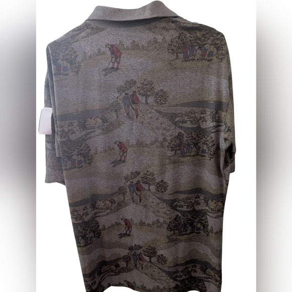 Vintage Men's Gray Polo Shirt - Picture 2 of 5